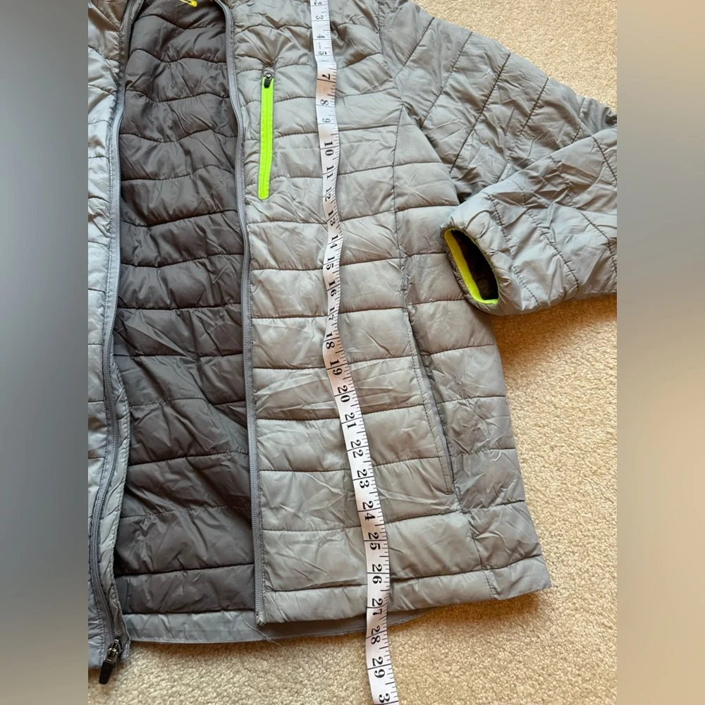 Women's Gray Puffer Jacket Coat